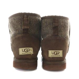 UGG australia CLASSIC MINI TWEED ムートンブーツ ショートブーツ 27.0cm ブラウン