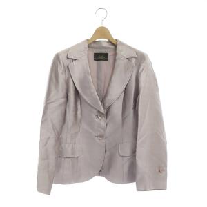 シルクジャケット テーラード 2B 総裏地 13+ ピンク