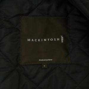 MACKINTOSH ウールキルティングコート ロング フード S ブラック