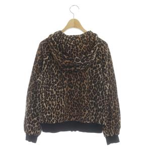 DOLCE&GABBANA パーカー レオパード柄 USA4 ブラウン
