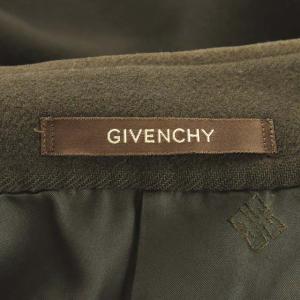 GIVENCHY ステンカラーコート カシミヤ混 L カーキ