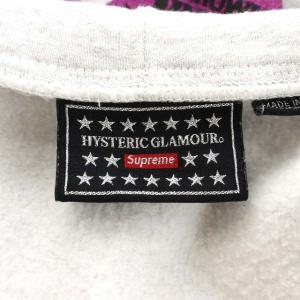 Supreme HYSTERIC GLAMOUR 21SS ZipUp Hooded Sweat M グレー