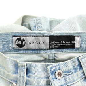 Levi's silver tab バギーデニムパンツ W34 L32 L 水色