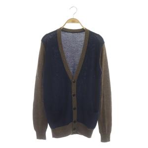 カーディガン アルパカ 1 ブラウン