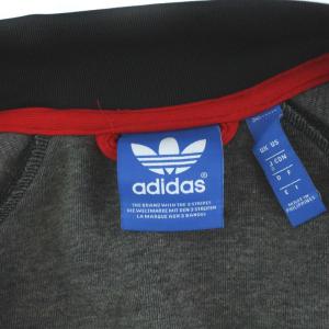 adidas Originals トラックジャケット ジャージ ジップアップ 3ライン F ブラック レッド