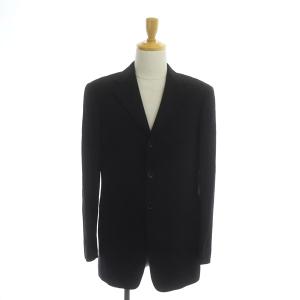 ARMANI COLLEZIONI スーツ シングル セットアップ 上下 テーラードジャケット 3B 総裏地 パンツ 44 ブラック