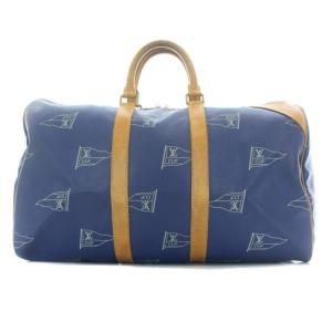 M80014 ヴィトンカップ限定 キーポル45 ボストンバッグ 限定品 サンディエゴブルー