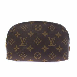 化粧ポーチ ポシェット コスメティック モノグラム ブラウン