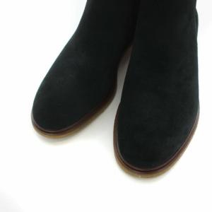 Clarks サイドゴアブーツ ショート スエード ブラック
