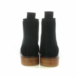 Clarks サイドゴアブーツ ショート スエード ブラック
