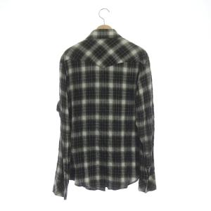 RUDE GALLERY ウエスタンシャツ 長袖 チェック 2 ブラック カーキ