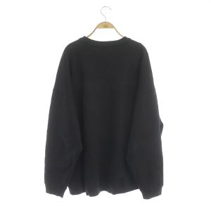 FREAK'S STORE スウェットトレーナー 長袖 ビッグサイズ 裏起毛 L ブラック