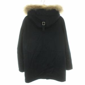 A.P.C. N-3B モッズコート フード 中綿 ラクーンファー XS ネイビー
