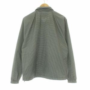 STUSSY Houndstooth Track ジャケット ブルゾン ジップアップ 千鳥格子 S ブラック