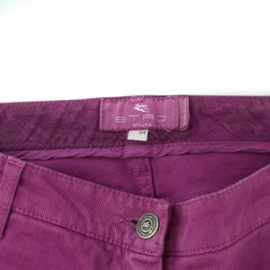 ETRO デニムパンツ ジーンズ ウォッシュ加工 34 パープル