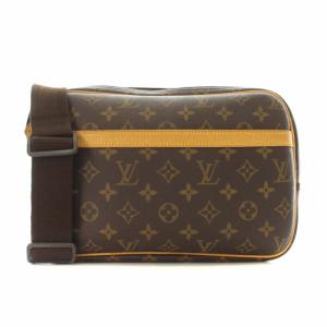 M45254 リポーターPM モノグラム ショルダーバッグ 茶