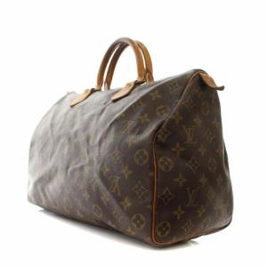 LOUIS VUITTON M41524 スピーディ35 ボストンバッグ モノグラム 茶