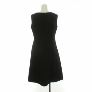 René LIMITED EDITION ツイード ワンピース ノースリーブ ロング ミモレ丈 36 ブラック