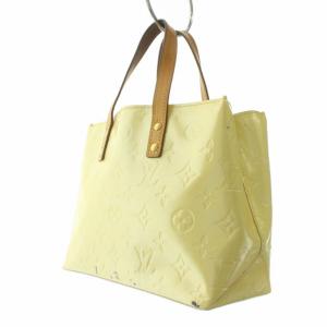 LOUIS VUITTON M91145 リードPM ヴェルニ トートバッグ ハンドバッグ イエロー