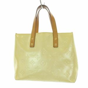 LOUIS VUITTON M91145 リードPM ヴェルニ トートバッグ ハンドバッグ イエロー