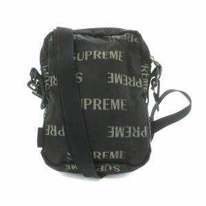 Supreme 3M Reflective Repeat Shoulder Bag 黒