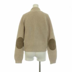 BRUNELLO CUCINELLI カーディガン エルボーパッチ カシミヤ XL ベージュ