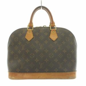 LOUIS VUITTON M51130 モノグラム アルマ PM ハンドバッグ 茶