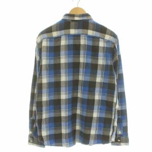 RALPH LAUREN チェック ネルシャツ 長袖 M ブルー