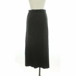 COMME des GARCONS COMME des GARCONS ラップスカート 巻きスカート ロング ミモレ丈 イタリア製 ウール S グレー