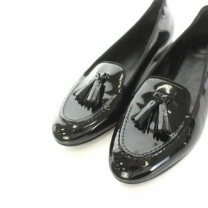 Church's タッセルローファー エナメル 37.5 黒