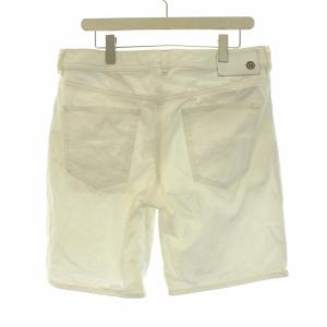 DIESEL Industry デニムパンツ ハーフパンツ ショートパンツ W34 XL 白 ホワイト