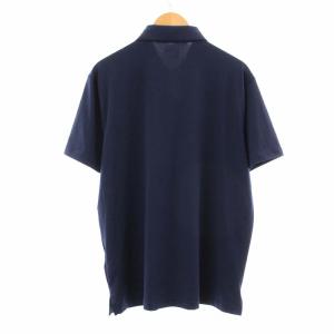 POLO RALPH LAUREN 近年モデル ポロシャツ 半袖 刺繍 ロゴ ワンポイント L 紺 ネイビー