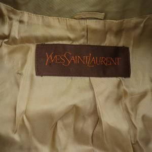 YVES SAINT LAURENT トレンチコート ヴィンテージ ロング ベルト付 カーキ
