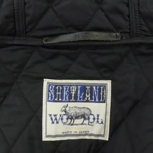 TOMORROWLAND 20AW SHETLAND キルティングジャケット フーディ スナップボタン ウール XL ブラック