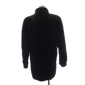 SAGA MINK ファーコート 毛皮コート ハーフコート アウター 銀サガ ダークミンク 11 L 茶 ブラウン
