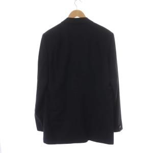 GIANNI VERSACE シングル テーラードジャケット 1B 裏地メデューサ ストーン ウール ブラック