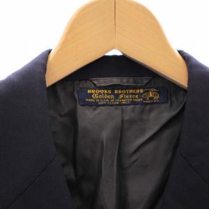 Brooks Brothers テーラードジャケット コンブレ 背空き裏地 2B 金ボタン センターベント ネイビー
