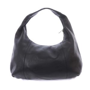 FURLA ワンショルダーバッグ ハンドバッグ ロゴプレート レザー 黒 ブラック