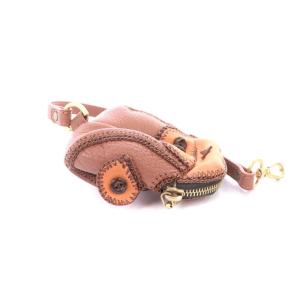 JAMIN PUECH ジャマンピュエッシュ コインケース 小銭入れ チャーム フェイクレザー ピンクベージュ