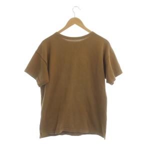 Andersen-Andersen ニット Tシャツ カットソー 半袖 コットン イタリア製 S 茶 ブラウン