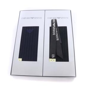 EMPORIO ARMANI 靴下 7点セット まとめ売り ソックス 25.0?27.0cm 黒 ブラック 紺 ネイビー 緑 グリーン