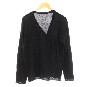 lucien pellat finet カーディガン カシミヤ100% ニット スカル スワロフスキー 刺繍 M 黒 ブラック