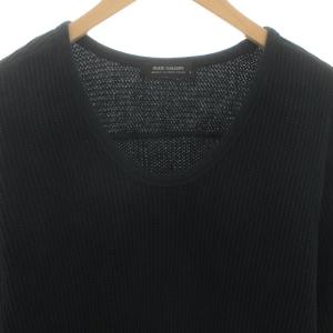 RUDE GALLERY ロンT カットソー Vネック サーマル ワッフル 4 L 黒 ブラック