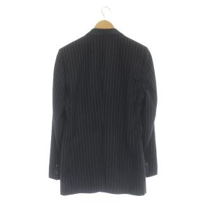 DOLCE&GABBANA テーラードジャケット ストライプ 総裏地 1B 黒 ブラック