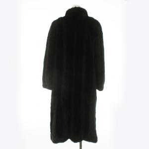 SAGA MINK 銀サガ NANAWA 毛皮コート ファーコート ロング ミンク 13 LL ダークブラウン