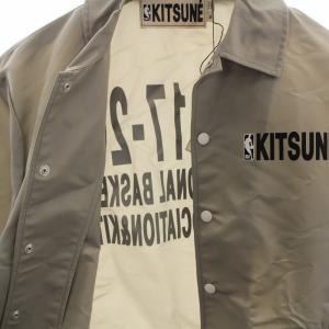 Maison Kitsuné コーチジャケット ブルゾン NBA ナイロン タグ付き M グレー