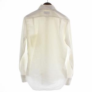 THOM BROWNE シャツ 長袖 ボタンダウン オックスフォード トリコロール アメリカ製 1 S 白 ホワイト