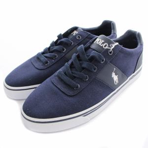 RALPH LAUREN ハンフォード HANFORD スニーカー キャンバス US8 26.5cm 紺 ネイビー