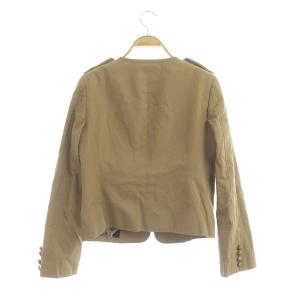KEITA MARUYAMA ノーカラージャケット ミリタリー 金ボタン 2 ベージュ