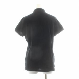 RALPH LAUREN ポロシャツ 半袖 ボタン ロゴ ビッグポニー ビーズ 5f M 黒 ブラック